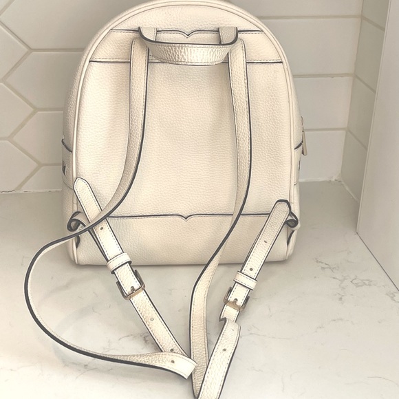 KATE SPADE: Karina Medium Leather Backpack - Ivory - Picture 2 of 6